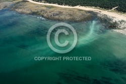Vue aérienne polllution plage de Vert Bois à Dolus D Oléron Vue aérienne polllution plage de Vert Bois à Dolus D Oléron